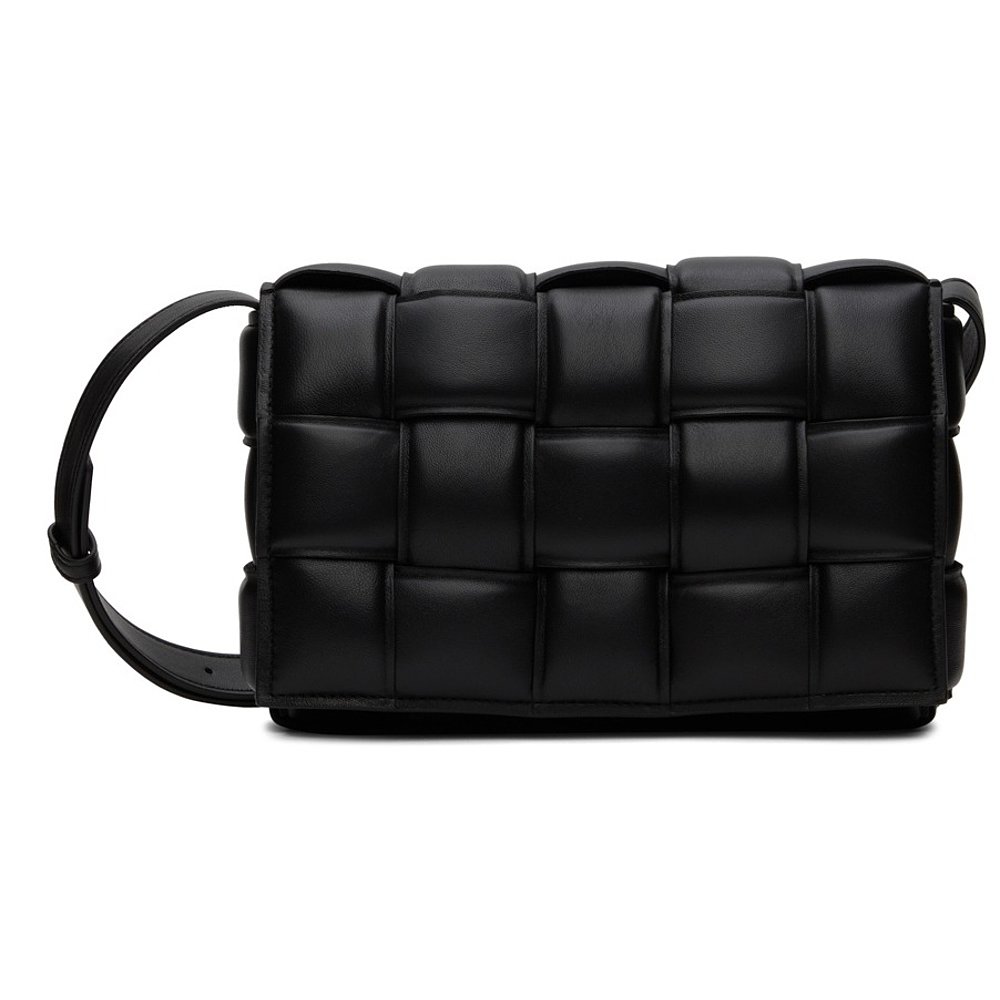Bottega Veneta 葆蝶家 女士 黑色 Cassette 单肩包 591970VCQR1