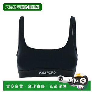 1h可退 香港直邮潮奢 Tom Ford 汤姆 福特 女士 黑色对比色徽标印