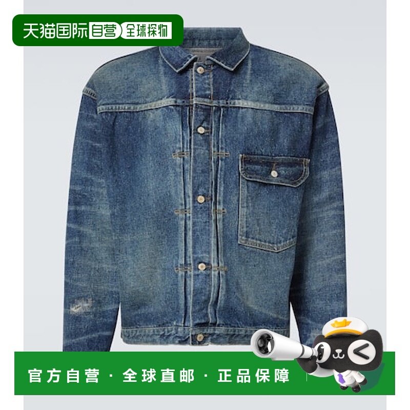 香港直邮Junya Watanabe 渡边淳弥 男士 x New Manual 牛仔布夹克