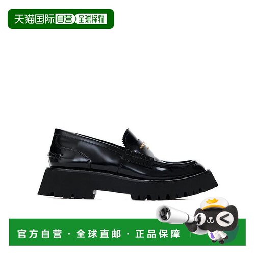 1h可退 香港直邮alexander wang 女士 乐福鞋厚底女鞋厚底鞋皮鞋