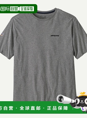自营欧洲直邮PATAGONIA 男士 Fitz Roy Icon Responsibili-Tee®