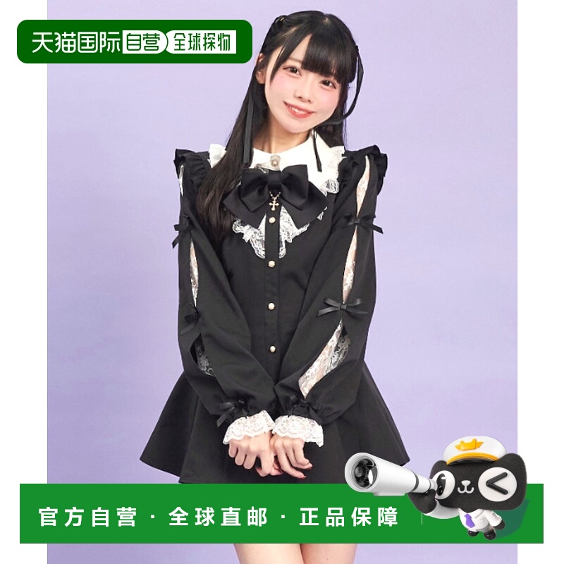 1h可退 日本直邮Secret Honey 女装 三件套袖口开叉蕾丝装饰优雅