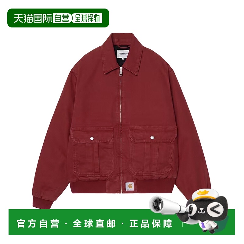 1h可退 香港直邮CARHARTT WIP 男士夹克 I035617H806 AW2025 红色