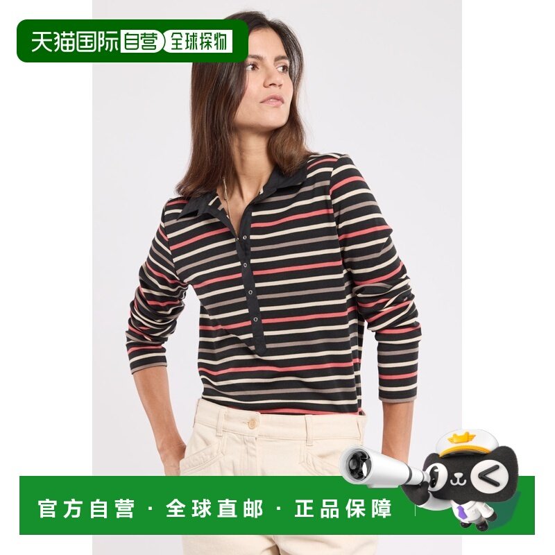 自营欧洲直邮Armor Lux 女士棉条纹长袖Polo衫,女装/女士精品,POLO衫,淘宝优惠券,粉丝福利购,淘宝优惠卷