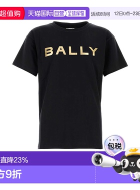 1h可退 香港直邮Bally 巴利 男士 短袖T恤 MJE04TCO018 black黑色