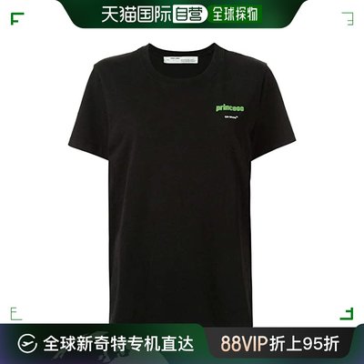 香港直邮OFF WHITE 女士黑色T恤 OWAA049R20B07101-1041