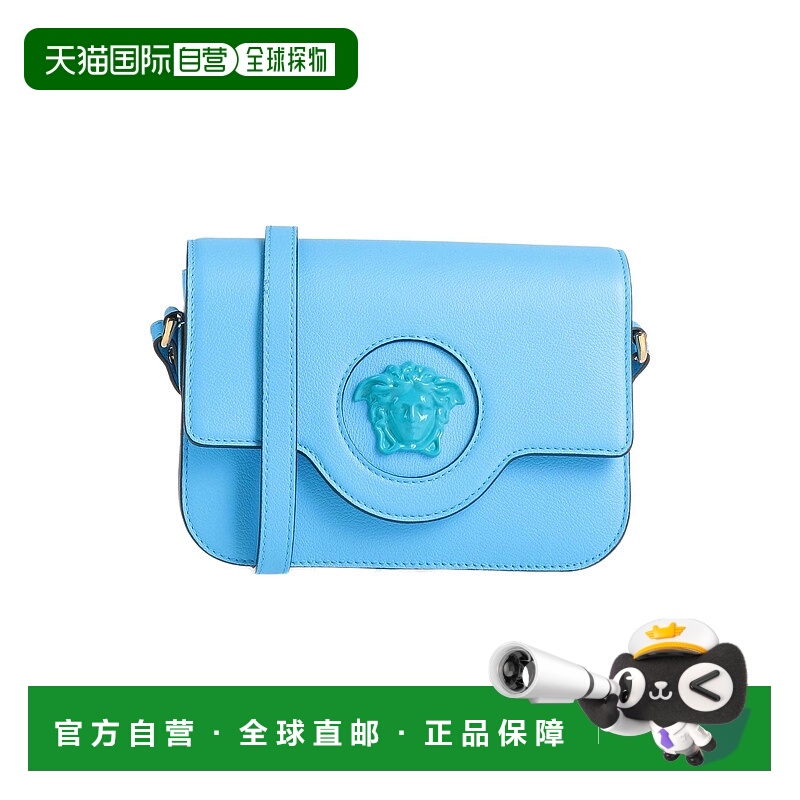 1h可退 香港直邮潮奢 Versace 范思哲 女士 Bags 斜挎包 blue蓝色