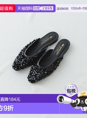 1h可退 日本直邮RODE SKO 女士亮片平底拖鞋 XX462HW2602女鞋