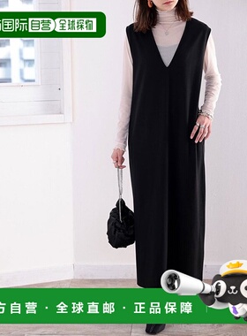 日本直邮Classical Elf V领长款连衣裙 C04519EW04942