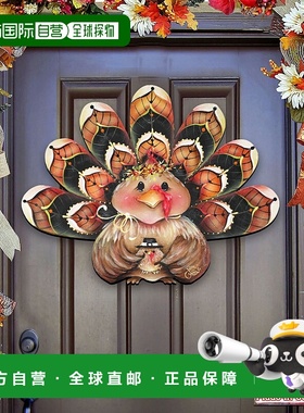 自营 Designocracy 感恩土耳其保姆门衣架 - 多色 美国奥莱直发