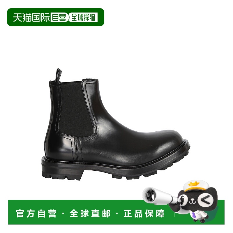 1h可退 香港直邮ALEXANDER MCQUEEN 男士靴子 667913WHCVJ1000BLA