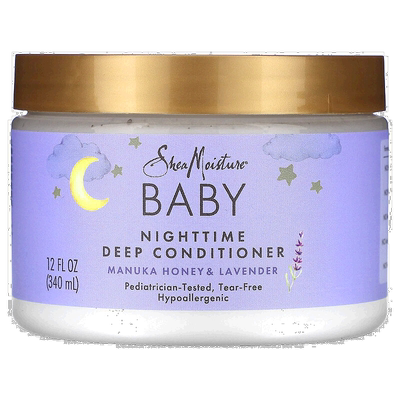 香港直邮SheaMoisture,婴儿系列，夜间深层护发素，麦卢卡蜂蜜和1