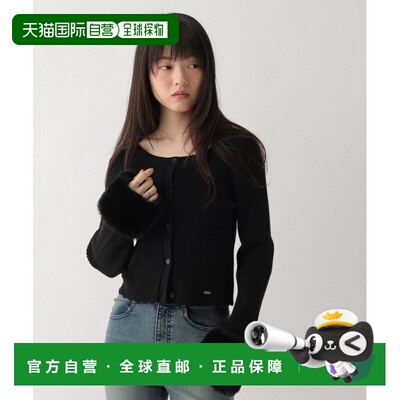 1h可退 日本直邮Heather 女装多穿法毛绒袖口开衫 636799