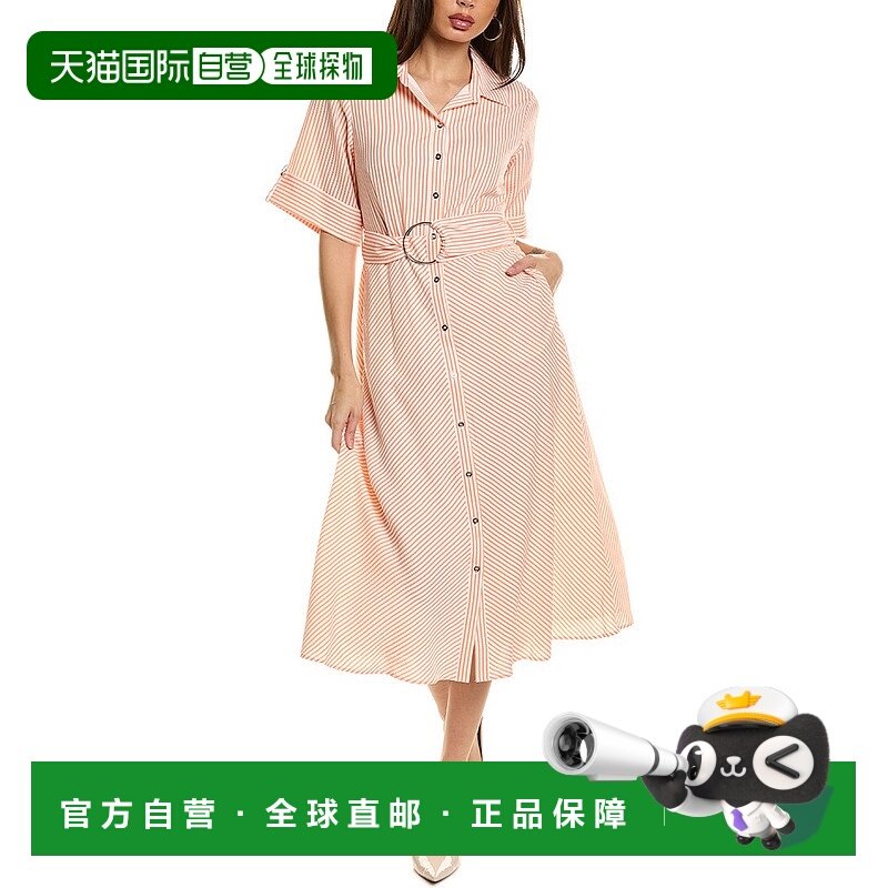自营Elie Tahari The Eden 连衣裙 - 橙色 【美国奥莱】直发,女装/女士精品,连衣裙,淘宝优惠券,粉丝福利购,淘宝优惠卷