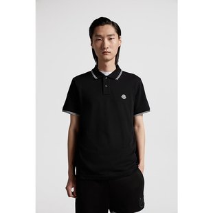 盟可睐 徽标贴片棉质 MONCLER 24新品 Polo 衫