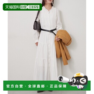 1h可退 日本直邮mystic 女装 棉 宽松版型 荷叶边连衣裙 MYZ10611