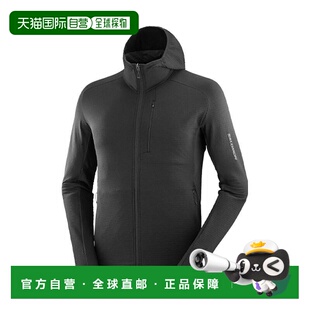 自营欧洲直邮Salomon萨洛蒙 ESSENTIAL LIGHTWARM男士黑色夹克新