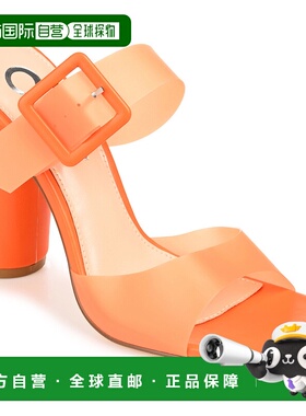 自营 Journee Collection 女士 Tru 舒适泡沫 Luca 高跟鞋 - 橙色