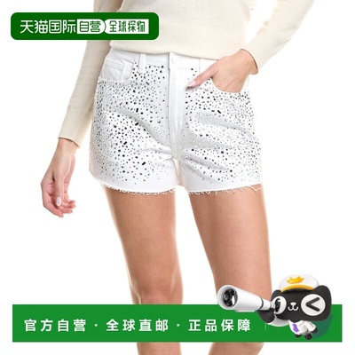 自营l'agenceL’AGENCE Beck High-Rise Embellished Short - whi