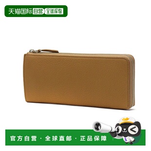 日本直邮 SLOW钱包山羊长L拉链钱包L型拉链零钱包卡山羊皮革男女3