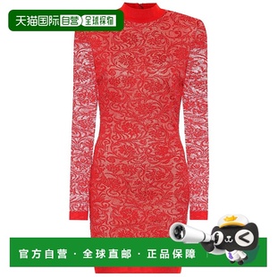 女士 巴尔曼 蕾丝合身剪裁迷你连衣裙 香港直邮Balmain 1h可退
