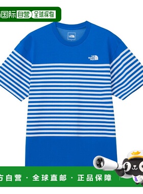日本直邮THE NORTH FACE 男士短袖拼接边T恤 (NT32406)