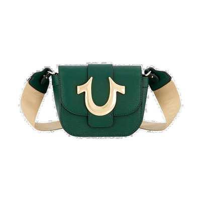 自营 True Religion 迷你翻盖斜挎包黑色 - 深绿色 美国奥莱直发