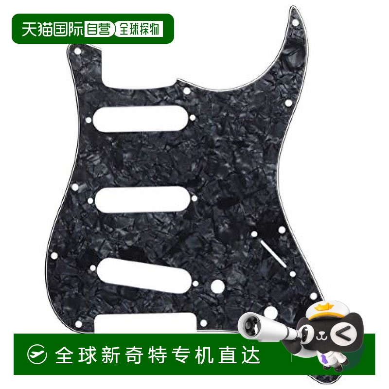 【日本直邮】芬达电吉他护板11孔STRATOCASTER S / S / S BLACK M