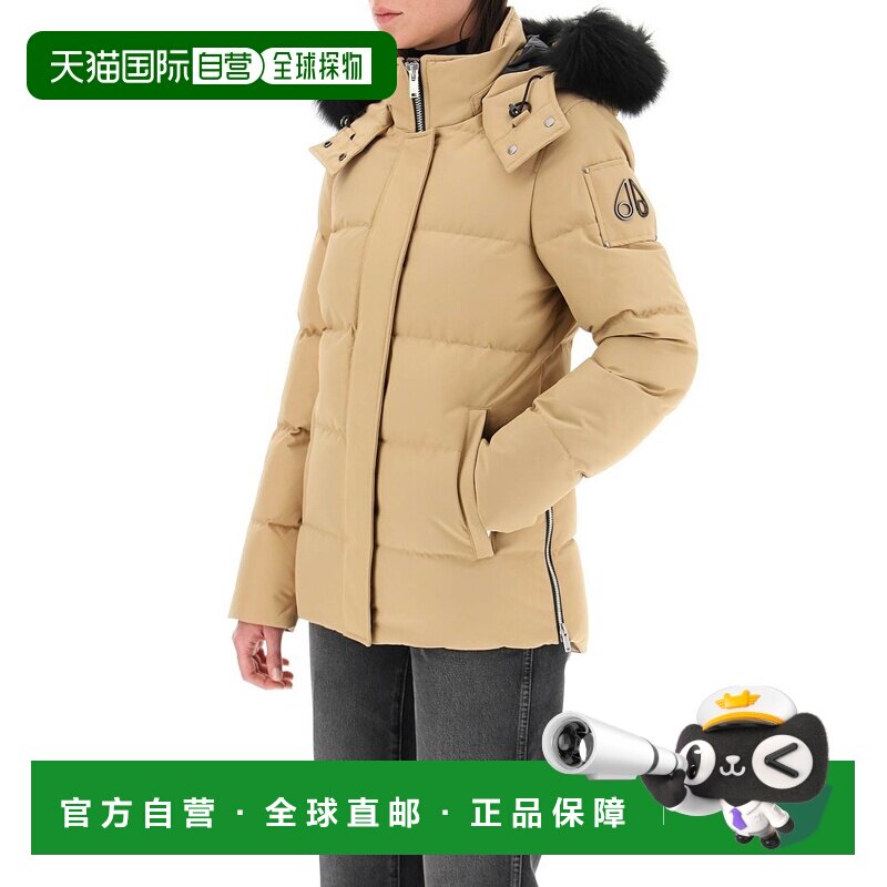 香港直邮MOOSE KNUCKLES 女士羽绒服 M32LJ179959 AW2022 米白色