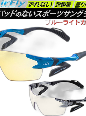 日本直邮AirFly 运动太阳镜 AF301ES 蓝光切割镜片型号男女通用太