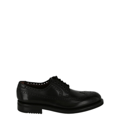 自营salvatore ferragamoMarcus Brogues - 黑色 美国奥莱直发