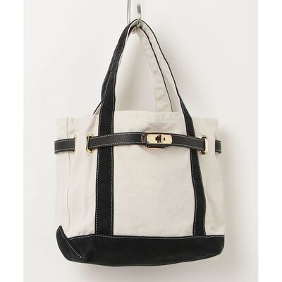 1h可退 日本直邮SITA PARANTICA女士棉质帆布托特包+真皮腰带 785