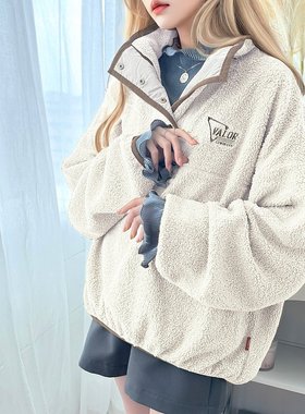 Java 女士保暖立领羊羔绒外套 jv1260277