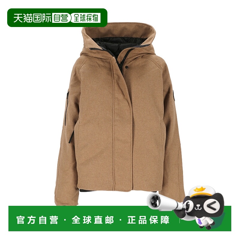 香港直邮Canada Goose 长袖夹克 3853WB3羊毛连帽