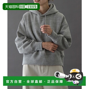 宽松落棉再生面料 女装 cropped连帽 日本直邮FORK&SPOON 1h可退