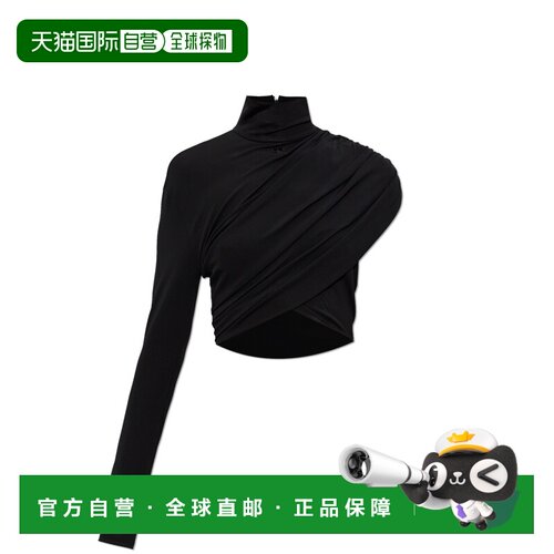香港直邮COURREGES 女士背心吊带 226JTO534JS01450BLACK SS2026