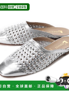 日本直邮Pascucci Joy 8205 Laminato Argento 凉鞋和穆勒鞋 银色