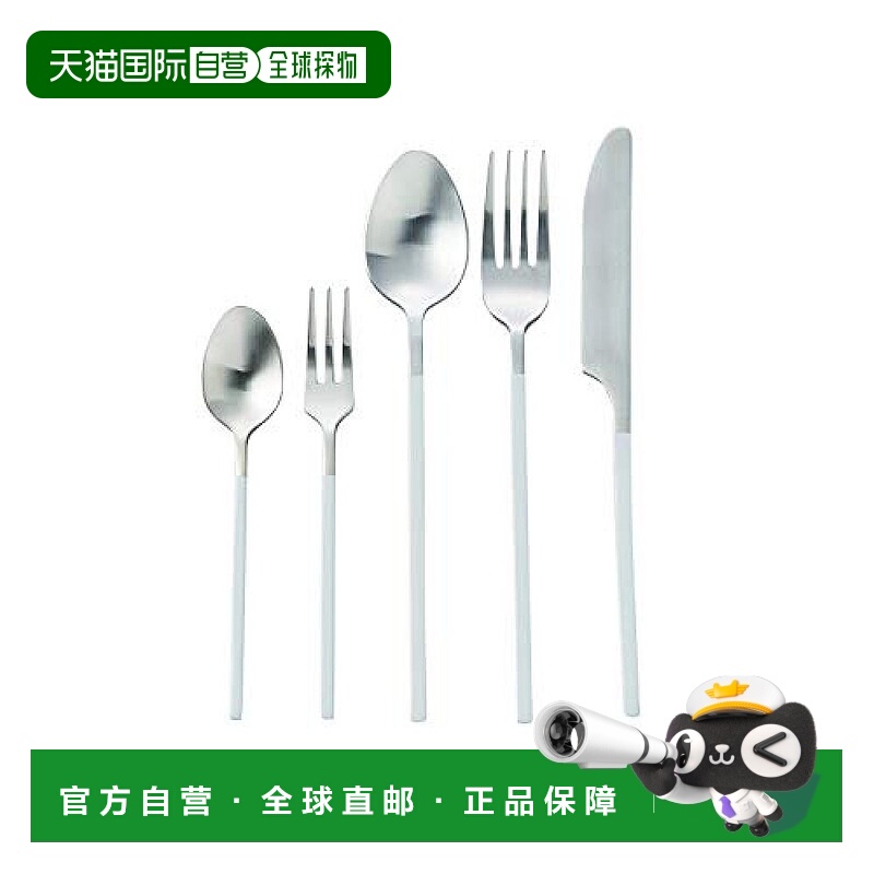 【日本直邮】Tamaki餐具套组白色家用不锈钢便携旅行T-922811