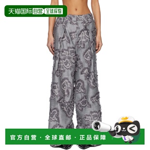 Coupe 甘尼 长裤 Pleat Big Fil 蓝色 女士 香港直邮GANNI 1h可退