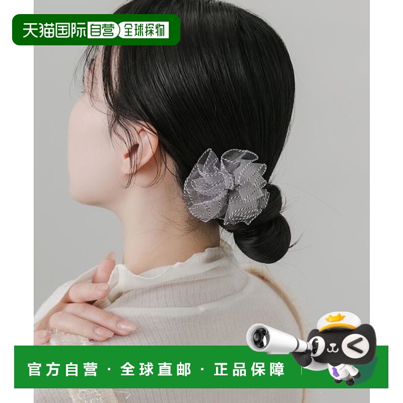 1h可退 日本直邮官方授权 SMELLY 滚边雪纺花朵发夹