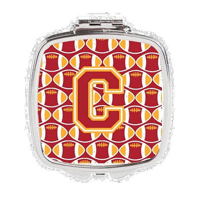 自营 Carolines Treasures CJ1070-CSCM 字母 C 足球红衣主教和金