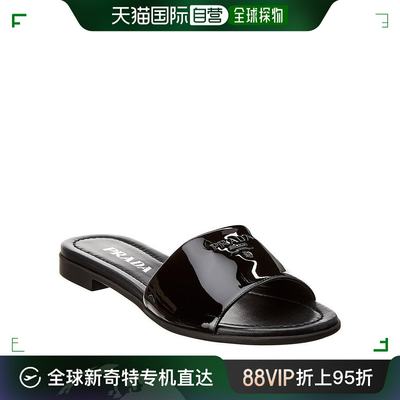 【99新未使用】香港直邮PRADA 女士黑色平底凉拖鞋 1XX535-JHR-F0