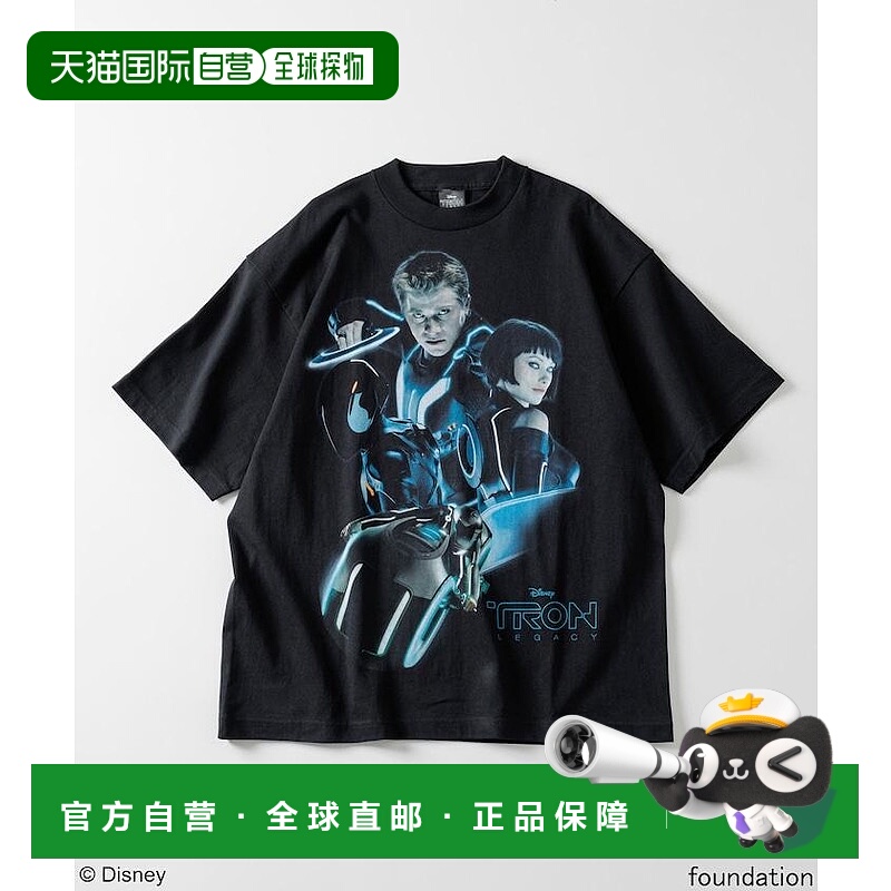 1h可退 日本直邮FREAK'S MOVIE男装全棉宽松T恤 TRON：LEGA CYCLE