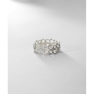 1h可退 日本直邮COCOSHNIK 女士双链条造型戒指 76761273999909