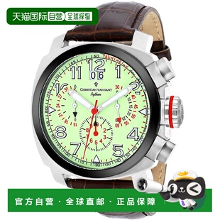 自营Christian Van Sant男式夜光表盘手表-夜光 美国奥莱直发