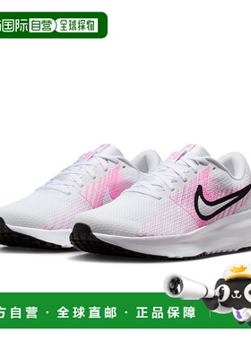 日本直邮Nike 女士 Run Defy HM9593 106 跑步鞋白色和粉色轻盈透