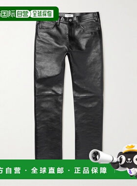 1h可退 香港直邮潮奢 Celine 思琳 男士 直筒皮裤 2G300280D