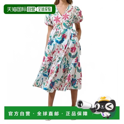 自营sugarlipsIzzie白色紫红色裹身连衣裙 美国奥莱直发