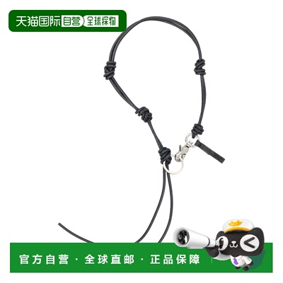 香港直邮潮奢 Our Legacy 女士 Udon Ladon 皮革项链 A4258UBBLAC