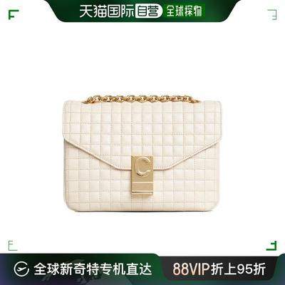 香港直邮潮奢 Celine 思琳 女士C BAG中号牛皮革绗缝手袋